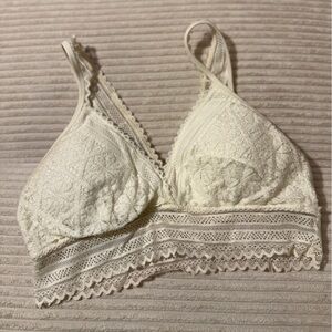 NWT Aerie Cream Lace Bralette